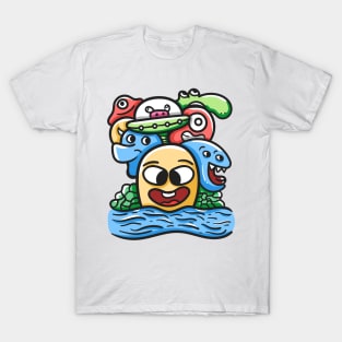 Monster Character Doodle Art T-Shirt